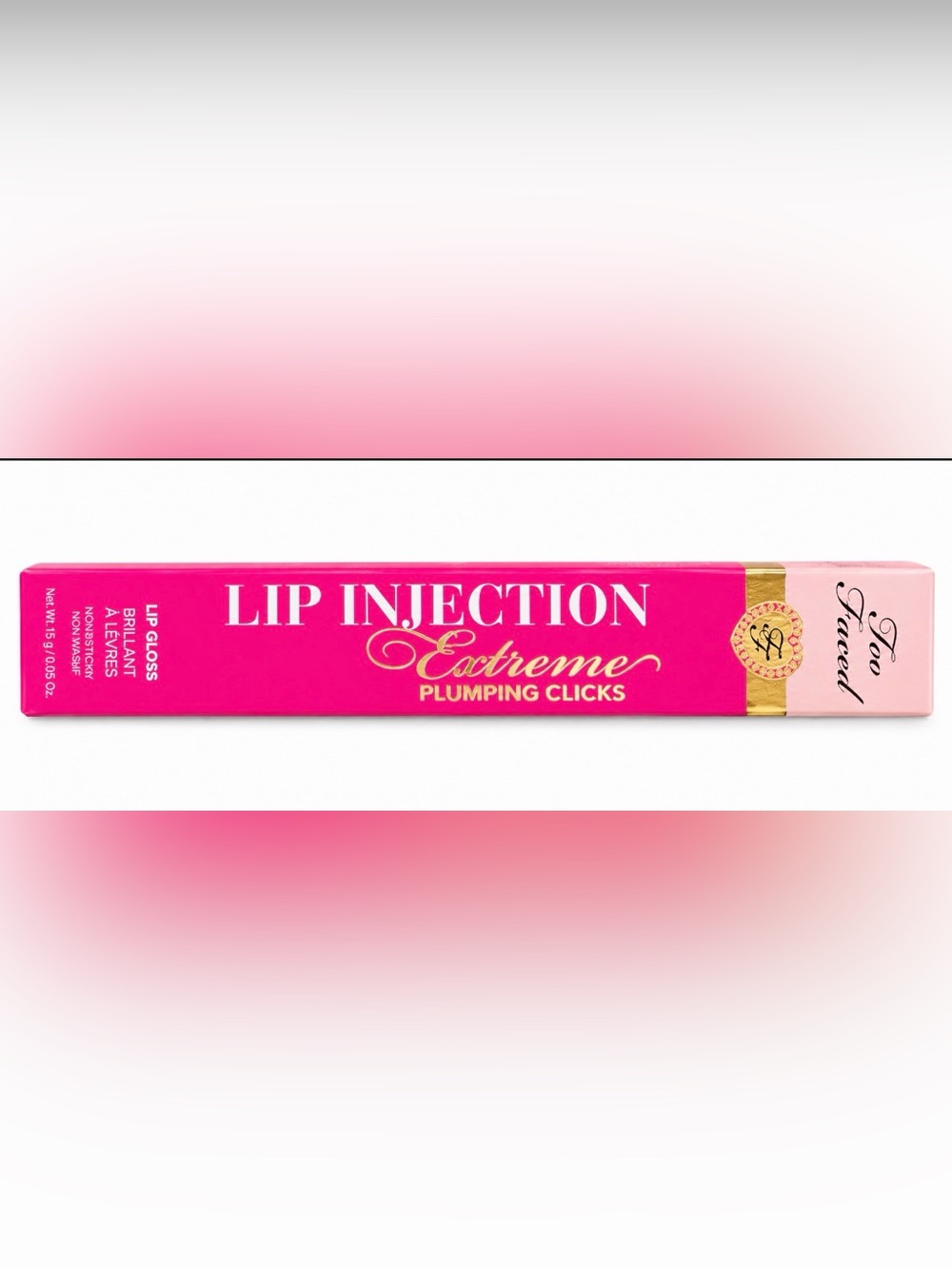 Too Faced Lip Injection Extreme Plumping Clicks - Hot Pink